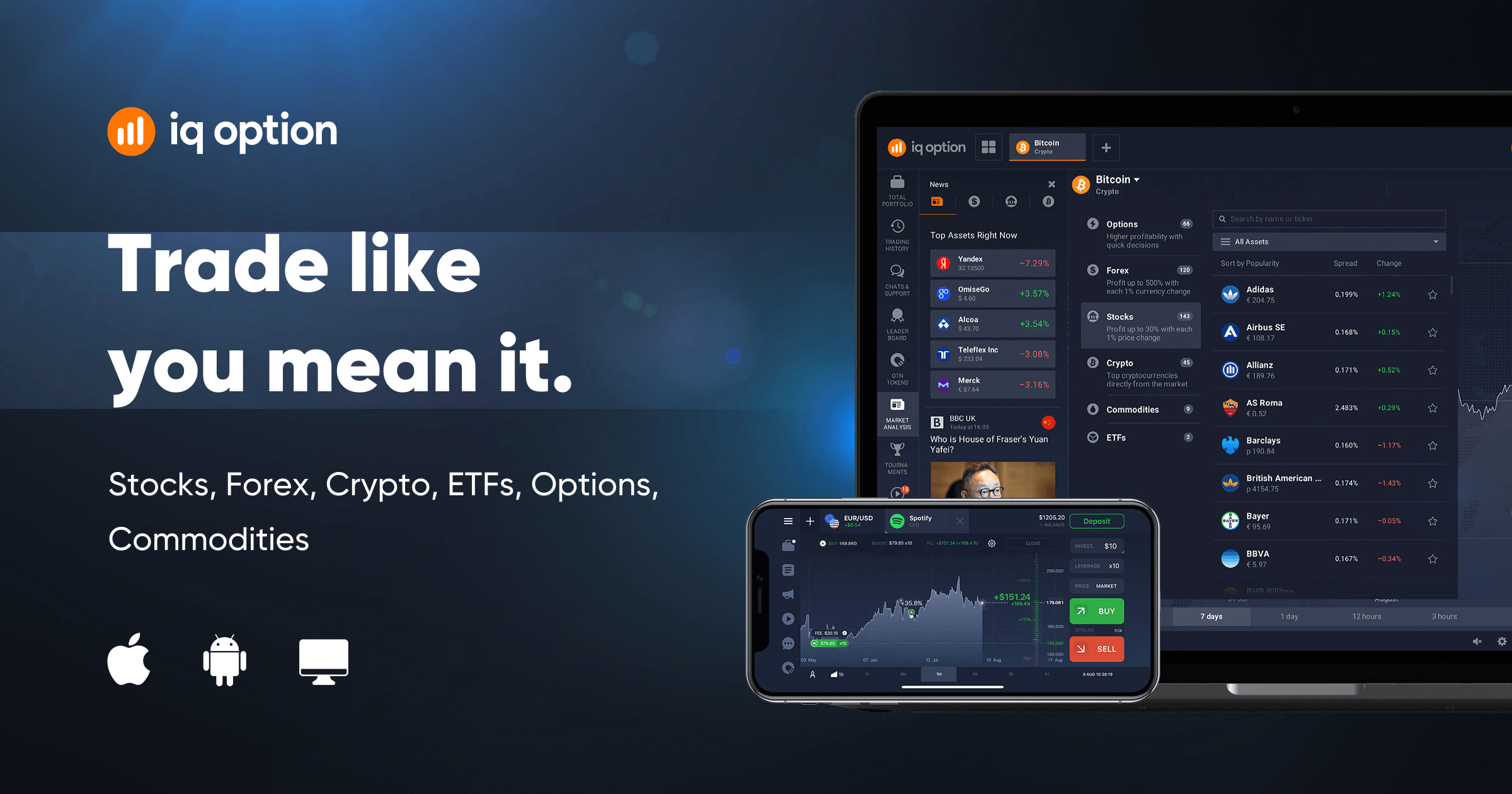 IQOption - login, sign up, tips & news magazine for fitexpressalba.ro traders